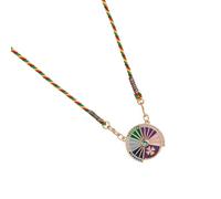 ZYMIADOU Mystical Tarot Spinner Collana con ciondolo con catena regolabile per gioielli occulti da indossare tutti i giorni Collana a strati Tarocchi moneta, Misura unica, come descritto, come