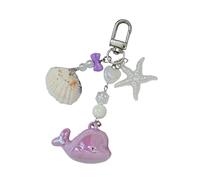 ZYMIADOU Ornamento unico a forma di cuore di balena, realizzato in lega robusta e attraente per donne alla moda, uso quotidiano, per feste e conversazioni, Viola, Door buckle