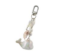 ZYMIADOU Ornamento unico a forma di cuore di balena, realizzato in lega robusta e attraente per donne alla moda, uso quotidiano, per feste e conversazioni, bianco, Door buckle