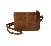 ZYMIADOU Portafoglio porta badge leggero leopardi pratico borsa da collo in pelle PU borsa alla moda per donne e ragazze custodia in cotone per documenti d'identità, Colore Castagno, Bellezza di massa