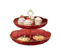 ZYMIADOU Spuntini multifunzionali e frutta che servono vassoio struttura dessert espositore multistrato per la casa e l'ufficio piatto di frutta