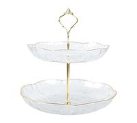 ZYMIADOU Spuntini multifunzionali e frutta che servono vassoio struttura dessert espositore multistrato per la casa e l'ufficio piatto di frutta