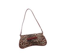 ZYMIADOU Stampa leopardi Borsa Ascella Per Le Donne Borsa Fiocchi Spalla Semplice Ascella Shopping Moda Pendolarismo Stampa Leopardo Spalla Per Le Donne Belle Archi Ascella Borsa Alla Moda, Stampa