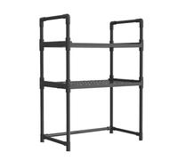 ZYMIADOU Supporto per microonde da piano di lavoro da cucina Design semplice Supporto per microonde Functioanl Rack di stoccaggio per l'efficienza della cucina Vivere Essenziale
