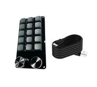 ZYMIADOU Tastiera macro personalizzabile con manopola singola 9Key/10Key/12Key/15Key Tastiere da gioco meccaniche Tastiera programmabile Tastiere macro programmabili