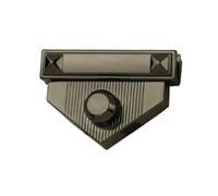 ZYMIADOU Triangolo ergonomico per varie borse Borsa alla moda dell'hardware della borsa che eleva sia il metallo estetico di appello, Nero , One Size