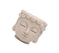 ZYMIADOU Vasi da fiori in resina leggera di lunga durata con statua di Buddha, ideali per casa, ufficio, balcone, decorazioni per piante, piccolo contenitore per piante