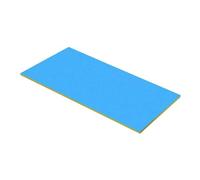 Zymjzbetic 110cmx40cmx3.2cm Floating Water Mat - Portable And Cozy Swim Pad for Summer Relaxation per la Piscina ricreativa, la Spiaggia, Il Lago(Blue)