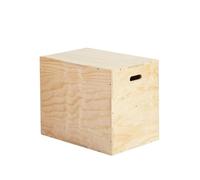 Zymjzbetic Attrezzatura for Esercizi Multiuso in Legno Step Up Box 3 in 1 Plyometric Box for Allenamento con salti Home Gym Fitness per l'esercizio in Palestra(12x14x16inch)