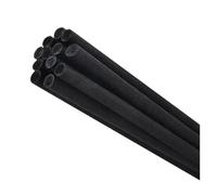 Zymjzbetic Bastoncini Diffusore 100PCS L50/40CM X Dia5/4/3.0MM Canne for diffusori in Fibra Reed Nera for la casa, Bastoncini in Rattan for aromaterapia Accessori for profumi(40cmX4mm)