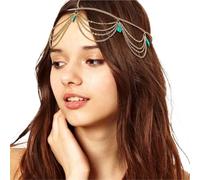 Zymjzbetic Bride Headdress Hair Accesories Elegant Head Chain Jewelry Women Wedding Accessories Bridal Headpiece per Occasioni Speciali e FESTIVITÀ(Color 11)