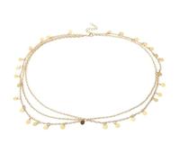 Zymjzbetic Coins Tassel Head Chain Headpieces Sequins Round Drop Hair Band Headpiece Head Chains Wedding Hairstyles Chain per Occasioni Speciali e FESTIVITÀ