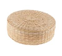 Zymjzbetic Cuscini da meditazione Futon Cuscino Pavimento Yoga Meditazione Molo Rotondo Cerimonia del tè Balcone Pastorale Bordo spesso arrotondato Tatami Sedersi(30 X 30 X 10cm)