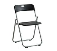 Zymjzbetic Sedia pieghevole Sedia pieghevole in plastica spessa for uso domestico, popolare for la fotografia, sedia con schienale for dormitorio impilabile semplice e moderna, colore bianco(Style13)