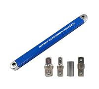 Zymjzbetic Strumento di estensione for spazi ristretti 1/2 pollice 1/4 3/8 riparazione auto Set strumenti la casa Chiave professionale con offset zero per il serraggio di dadi esagonali o quadrati