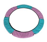 Zymjzbetic Trampolino Surround Pad Jumping Bed Cover Guard Spring Copertura Protettiva Fitness Running Yoga Forniture Prodotto for Esterni per i trampolini(Pink green1.2m)