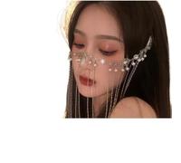 Zymjzbetic Wedding Headpiece Gold Color Bridal Head Chain Hair Jewelry for Women Rhinestone Forehead Headband Accessories per Occasioni Speciali e FESTIVITÀ(Color 9)