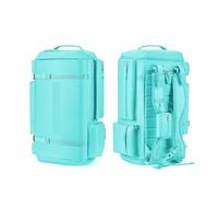 Zymjzbetic Zaino da sci Borsa snowboard impermeabile di grande capacità 55 litri regolabile per casco, scarponi da sci, occhiali protettivi, g(Blue)