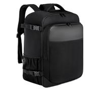 Zymjzbetic Zaino for laptop Borsa for aereo da cabina 45x20x30 viaggio d'affari impermeabile per College Business(Black1)