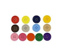 Zymoplas 100 Pcs Cucire Bottoni Vestiti Scrapbooking Cuciture Mix-colore Sartoria Bottoni Artigianali Fai Da Te Indumento Per La Casa