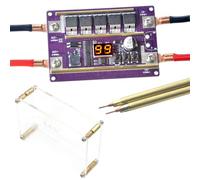 Zymoplas 12V Mini Spot Welder Kit FAI DA TE 99 Ingranaggi PCB Scheda di Controllo con Penna A Sgancio Rapido Batteria Al Litio Saldatrice Professionale, Con Copertura