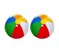 Zymoplas 2 pacchi/lotto Pallone da spiaggia per bambini Forniture per feste PREFERITE PER BAMBINI Per feste con la palla Ampia applicazione Pallone da spiaggia in PVC Mare Festa in piscina