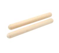 Zymoplas 2 pz Strumento Musicale A Percussione Classico Legno Claves Per Un Facile Gioco Bastoncini di Legno Naturale Eco-Friendly