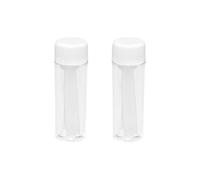 Zymoplas 2x pratico e igienico inseritore per lenti touch in silicone lotto di gel di silice pratico dispositivo per la rimozione di lenti rigide touch in silicone, semi trasparente