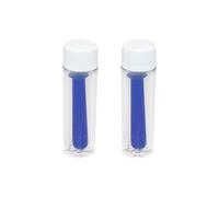 Zymoplas 2x pratico e igienico inseritore per lenti touch in silicone lotto di gel di silice pratico dispositivo per la rimozione di lenti rigide touch in silicone, blu