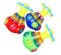 Zymoplas 3 pezzi LED giocattolo divertente musica incandescente per bambini 3 pacchi/lotto coordinazione -mano 3 pezzi giocattolo popolare attenzione autismo secchio