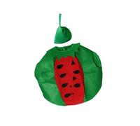 Zymoplas Abito colorato per bambini, ragazzo, ragazza, peperoncino, per il giorno dei bambini, costume da festa, costume da frutta, Capretto Anguria