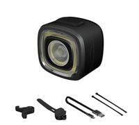 Zymoplas ABS Luce Posteriore per Bicicletta Power Display trasparenza IPX6 Impermeabile Ricaricabile Luci Posteriori per Bici Accessori Attrezzatura, RN120