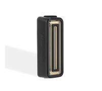 Zymoplas ABS Luce Posteriore per Bicicletta Power Display trasparenza IPX6 Impermeabile Ricaricabile Luci Posteriori per Bici Accessori Attrezzatura, SEEMEE 100