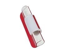 Zymoplas Affettatrice per ciliegie portatile Goditi le ciliegie fresche ovunque e in qualsiasi momento Affettatrice per pomodoro in acciaio inossidabile facile da insalata per frutta, Rosso, Rosso