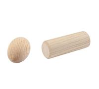 Zymoplas Agitatori per uova di legno Strumento a percussione musicale per neonati Strumento a percussione mano resistente all'usura Agitatore musicale fai-da-te Uova finte senza sbavature