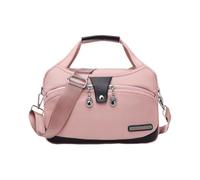 Zymoplas Borsa a tracolla ad capacità Trasporta tutti gli elementi essenziali con facilità Borsa a tracolla robusta e durevole Borsa a mano da donna, rosa chiaro, 29 * 19 * 9 * 12