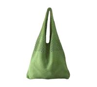 Zymoplas Borsa a tracolla da spiaggia resistente e traspirante per le donne Cappellino estivo lavorato a maglia funzionale Elegante leggero a prezzi accessibili, verde