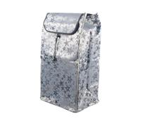 Zymoplas Borsa della spesa pieghevole Sostituzione del carrello comoda e spaziosa Sostituzione del carrello della spesa in tessuto di grande capacità Durevole, grigio