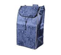 Zymoplas Borsa della spesa pieghevole Sostituzione del carrello comoda e spaziosa Sostituzione del carrello della spesa in tessuto di grande capacità Durevole, blu scuro