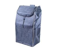 Zymoplas Borsa della spesa pieghevole Sostituzione del carrello comoda e spaziosa Sostituzione del carrello della spesa in tessuto di grande capacità Durevole, azzurro