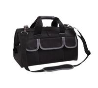 Zymoplas Borsa per attrezzi Borse per elettricisti Impermeabile Resistente all'usura Robusto kit di attrezzi per Riparazione Cassetta degli addensata Tote per impieghi gravosi, Tipo 5, 17 pollici