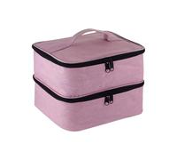 Zymoplas Borsa per il trasporto dello smalto comoda ed elegante con custodia per smalto in poliestere resistente e facile da riporre Facile, rosa