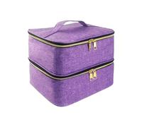 Zymoplas Borsa per il trasporto dello smalto comoda ed elegante con custodia per smalto in poliestere resistente e facile da riporre Facile, viola