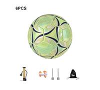 Zymoplas Calcio di dimensioni standard Gioca come un professionista Pallone da calcio di dimensioni ufficiali Modello alla moda PU Allenamento EN, esagono, Taglia 4