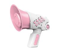 Zymoplas Cambia voce portatile Registra e gioca con voci diverse Giocattolo cambia voce portatile in PP per bambini , rosa