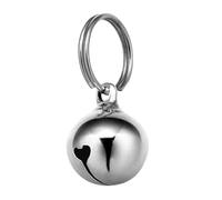 Zymoplas Campane per collare per cani e gatti robuste e durevoli da 8 pezzi/set per un'ampia applicazione Campane per collare per animali domestici per animali in metallo in metallo, argento 14MM