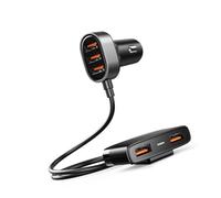 Zymoplas Caricabatteria da auto USB a 5 porte Tablet universale Dispositivo elettronico Multi-Port Adattatore di ricarica rapida Estensione RV Truck SUV Travel