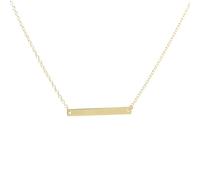 Zymoplas Collane per catene con guida alla moda, stile semplice e regolabile, pendenti da appendere, accessori di moda, collane con girocollo per ragazze adolescenti, Oro