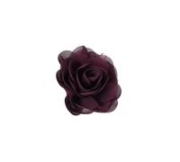 Zymoplas Collare per cani Fiori Design accattivante con fascia elastica Papillon per gatti Adorabile chiffon perlato Bellissimo aspetto Articoli per animali domestici, viola scuro