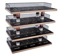 Zymoplas Collezionabile 1/64 Diorama Parcheggio Modello Acrilico Vetrina Tavolo Decor Regali, Tipo 1